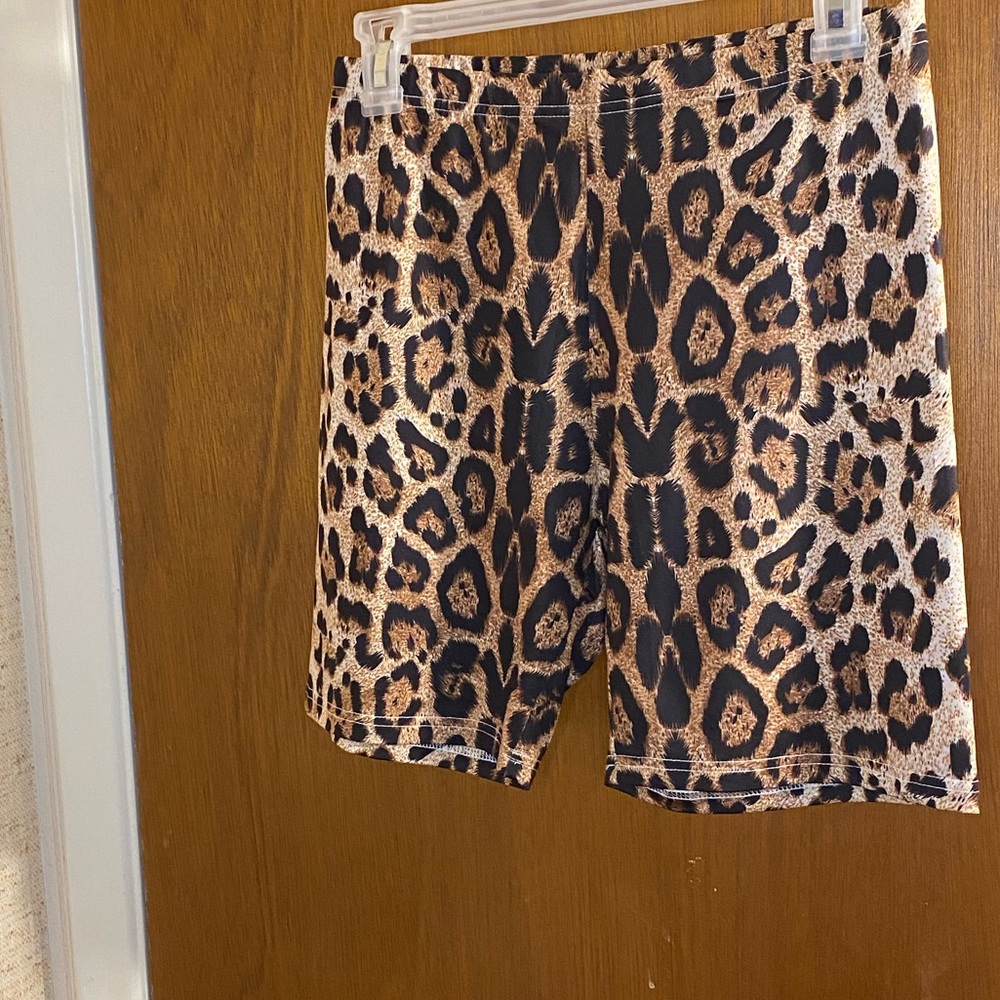 SHEIN Leopard print shorts
